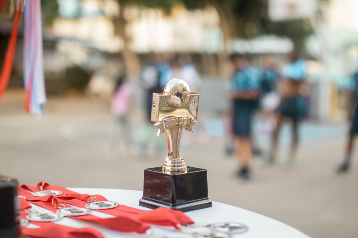 Wayne Rooney award ceremony in stadium