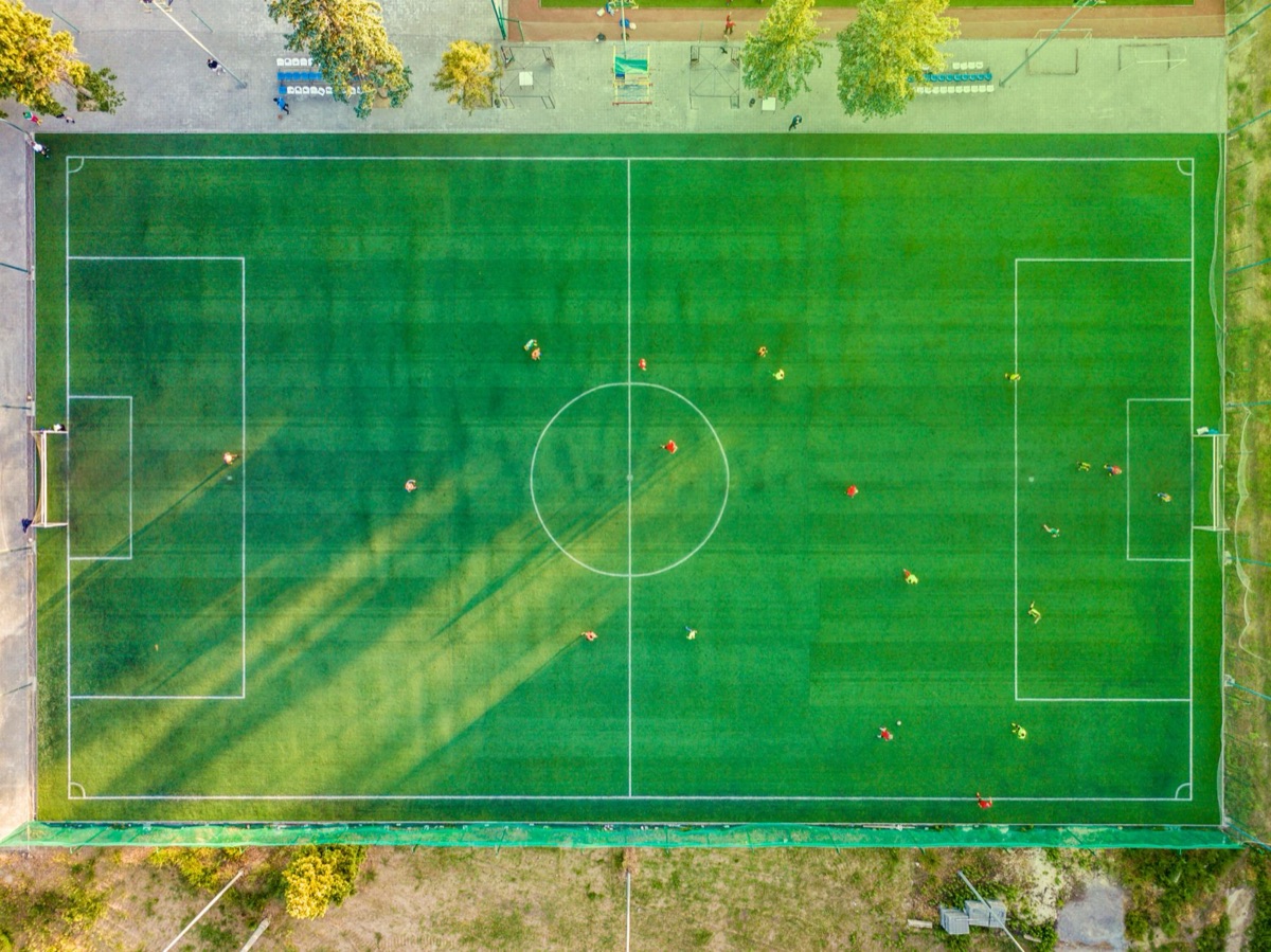 現代サッカーのフォーメーション図