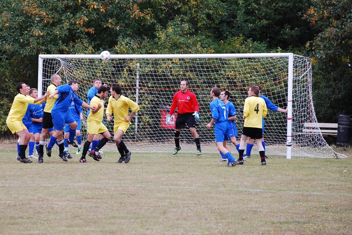 Midveldspeler in actie