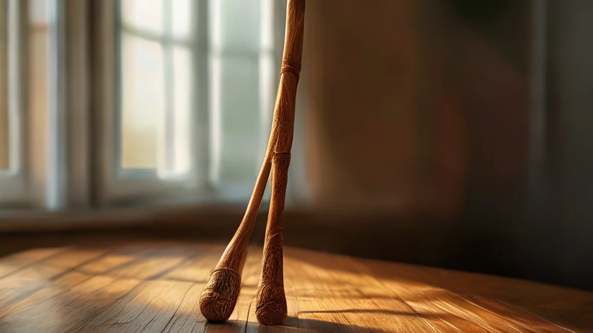 Tropischer Woven Cane: Handgefertigter Bambus-Cane mit komplexen Mustern und natürlichen Fasern.